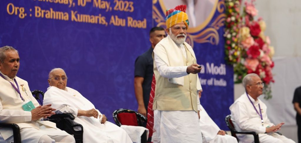 “ब्रह्म कुमारी राष्ट्र निर्माण से जुड़े नए विषयों को अभिनव तरीके से आगे बढ़ाएं”:प्रधानमंत्री मोदी