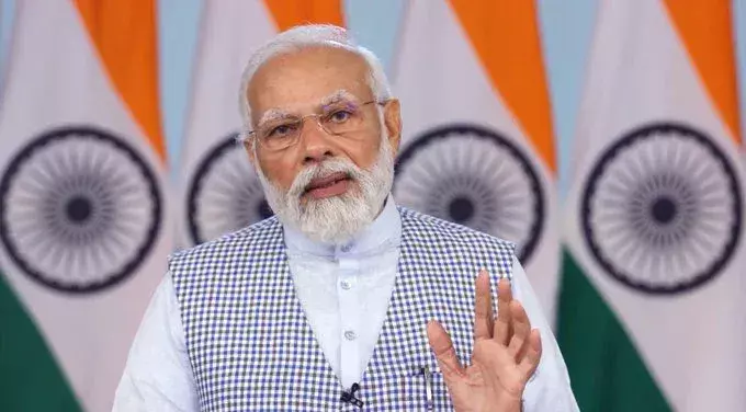 भारत नई सोच और समग्र दृष्टिकोण के साथ प्रौद्योगिकी के क्षेत्र में आगे बढ़ रहा है : प्रधानमंत्री मोदी