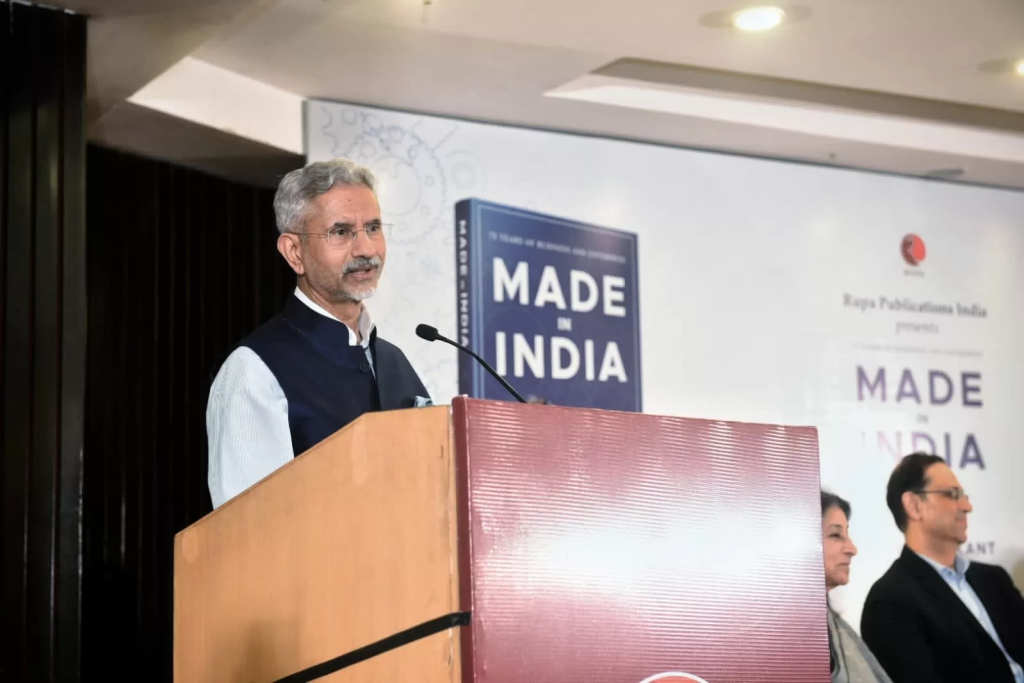 भारत की आर्थिक वृद्धि चीन की दक्षता पर निर्भर नहीं: विदेश मंत्री डॉ. एस जयशंकर
