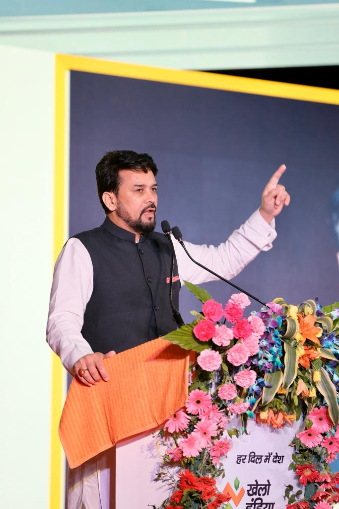 खेलो इंडिया प्लेटफार्म, खेल में उत्कृष्टता और राष्ट्र की सेवा में अनुशासित, समर्पित तथा कर्त्तव्य-केंद्रित युवाओं के निर्माण से संबंधित है: अनुराग ठाकुर