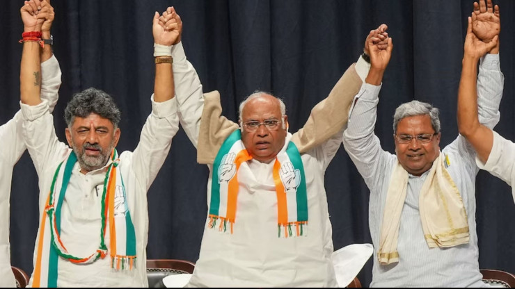 कर्नाटक में कांग्रेस विधायक दल का नेता चुनने के लिए शाम को बेंगलुरु में होने वाली बैठक से पहले राजनीतिक गतिविधियां हुईं तेज