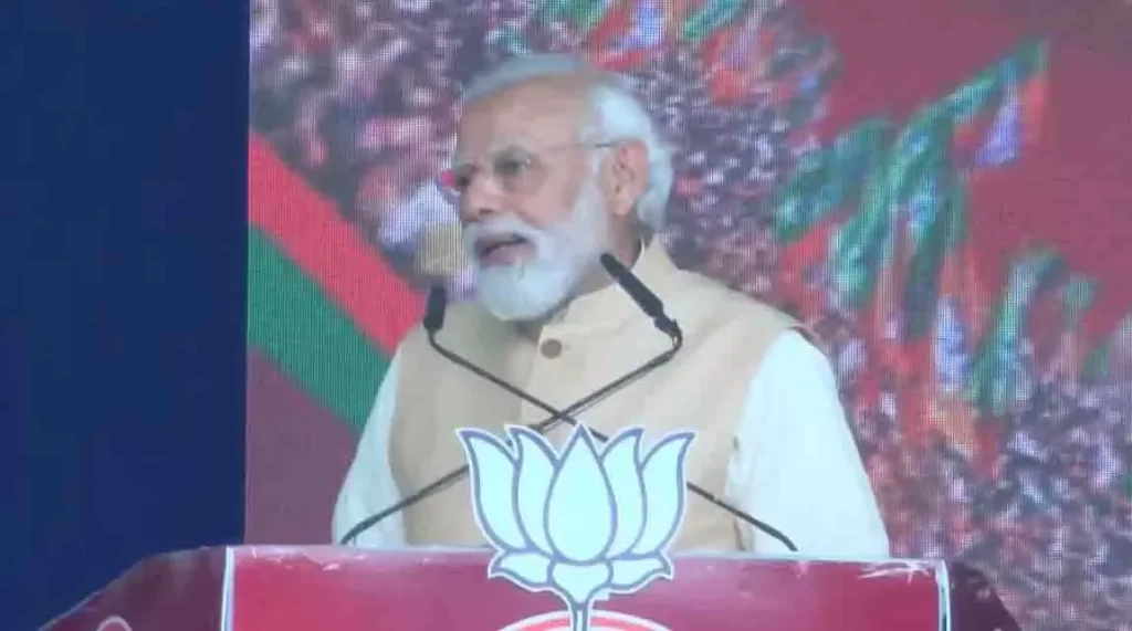 ‘कर्नाटक को विकास के लिए ‘डबल इंजन’ की सरकार चाहिए, कांग्रेस का पुराना इंजन काम नहीं कर सकता’:प्रधानमंत्री नरेन्द्र मोदी
