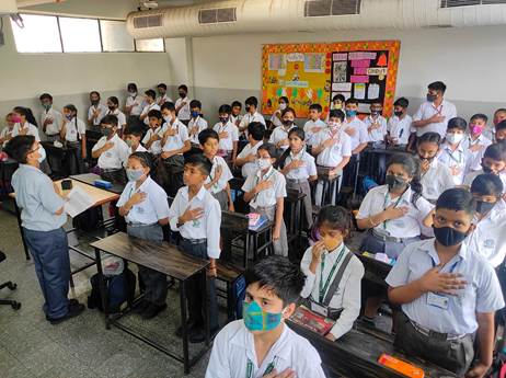छात्रों ने मिशन लाइफ के तहत एकल उपयोग प्लास्टिक के इस्तेमाल पर रोक लगाने और “हरित योद्धाओं” के रूप में कार्य करने का लिया संकल्प