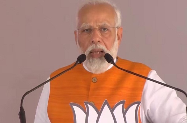 प्रधानमंत्री मोदी ने कांग्रेस पर लगाया आतंकवादी प्रवृतियों के साथ खड़े होने का आरोप