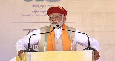 प्रधानमंत्री नरेन्द्र मोदी ने राजस्थान में पांच हजार करोड रूपये से अधिक की विकास परियोजनाओं का किया शुभारंभ