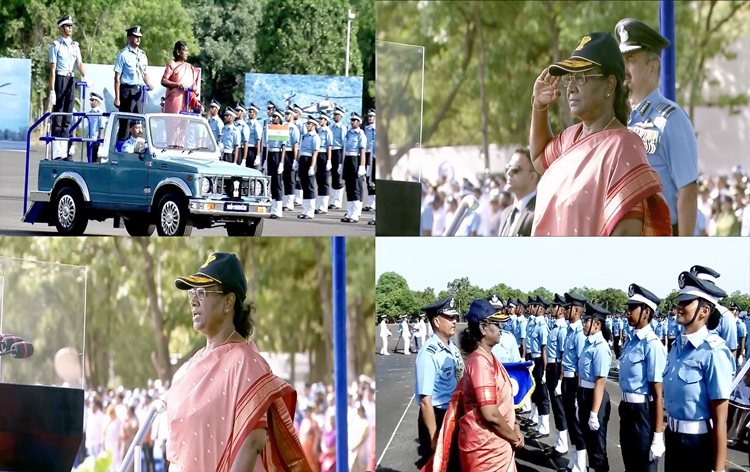 सैन्य कर्मियों से रक्षा तैयारियों में व्यापक दृष्टिकोण अपनाने को कहा-राष्ट्रपति द्रौपदी मुर्मु