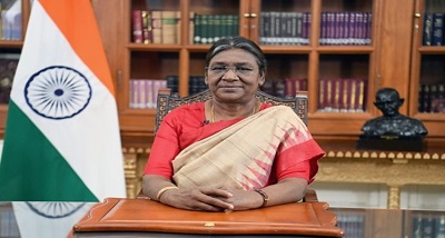 गुरुवार से हैदराबाद, तेलंगाना के दो दिवसीय दौरे पर होंगी राष्ट्रपति द्रौपदी मुर्मू