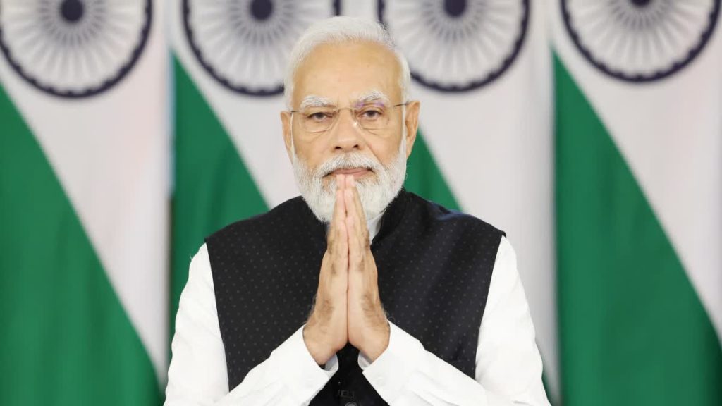 अडिग संकल्प के साथ आगे बढ़ रहे देश की सेवा करने पर उन्हें गर्व है कहा-प्रधानमंत्री नरेन्द्र मोदी