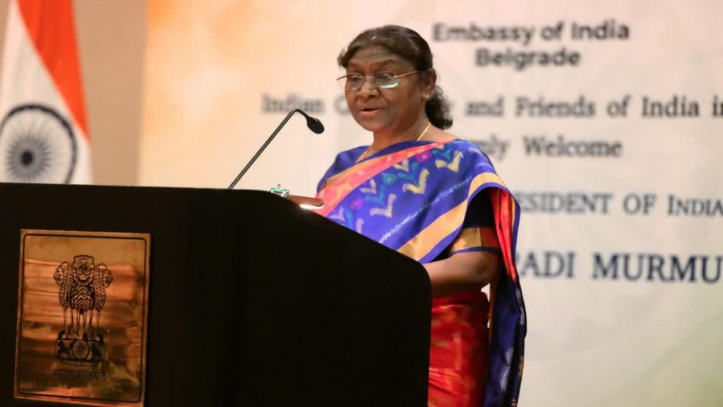 भारत इस दशक के अंत तक विश्व की तीसरी सबसे बड़ी अर्थव्यवस्था हो जाएगा-राष्ट्रपति द्रौपदी मुर्मु