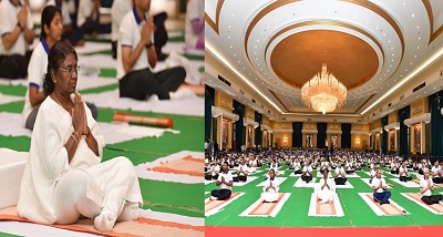 योग भारत का दुनिया को सबसे बड़ा तोहफा है, राष्ट्रपति द्रौपदी मुर्मू ने अंतर्राष्ट्रीय योग दिवस पर देशवासियों को शुभकामनाएं दी
