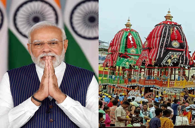प्रधानमंत्री ने रथ यात्रा के अवसर पर सभी को बधाई दी