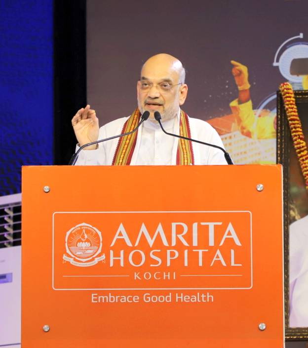 भारत में पहली बार माइक्रो ब्लड स्टेम सेल ट्रांस्प्लांट करने का काम अमृता अस्पताल ने किया: अमित शाह