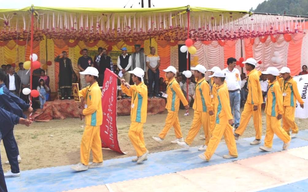 अनिरुद्ध सिंह राणा तीन दिवसीय अंडर 14 खंड स्तरीय खेलकूद प्रतियोगिता के समापन अवसर पर मुख्य अतिथि के रूप में शामिल