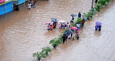 मौसम विभाग-असम के 18 जिलों में बाढ़ से चार सौ 44 गांव प्रभावित, गुरुवार तक तेज बारिश का रेड अलर्ट