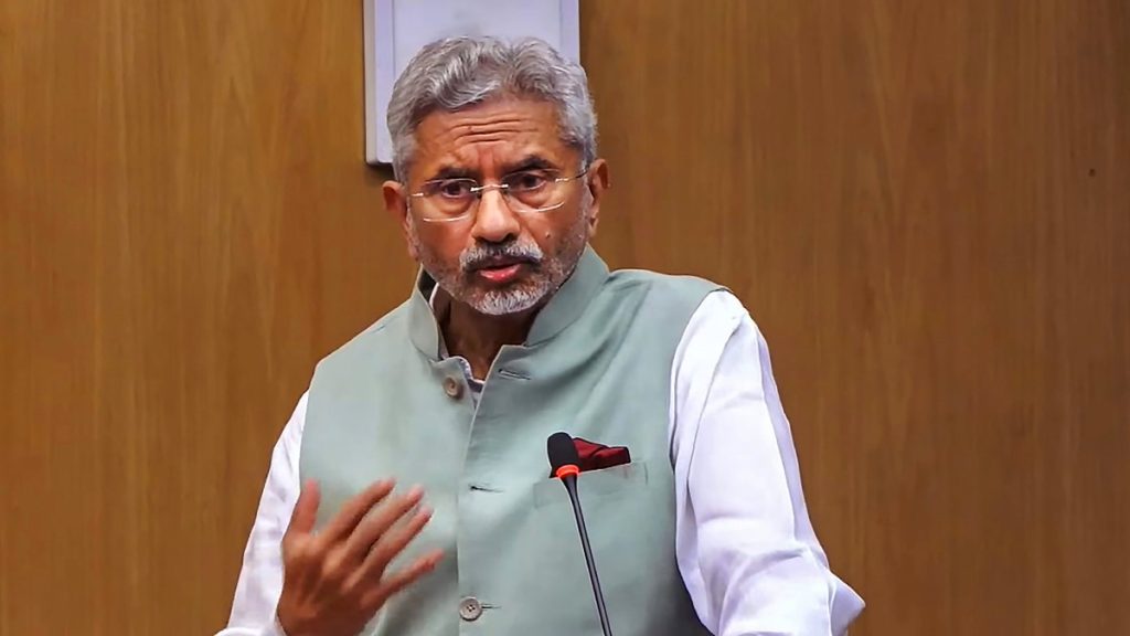 सीमा पर शांति और शांति के बिना चीन के साथ संबंध नहीं सुधर सकते: विदेश मंत्री जयशंकर