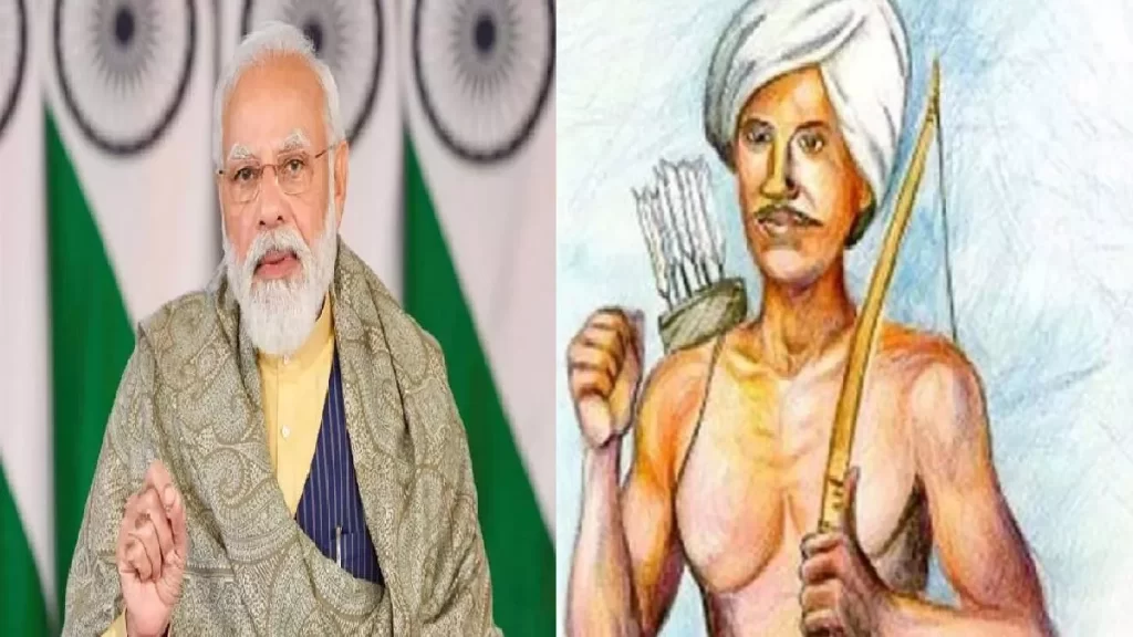 पीएम मोदी ने भगवान बिरसा मुंडा को अर्पित श्रद्धांजलियों का एक संकलन साझा किया