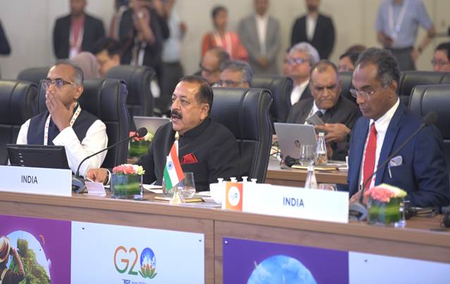 भारत की जी 20 अध्यक्षता के दौरान, वैश्विक अनुसंधान और नवाचार को आगे बढ़ाने के लिए प्रतिबद्ध हैं : डॉ. जितेंद्र सिंह