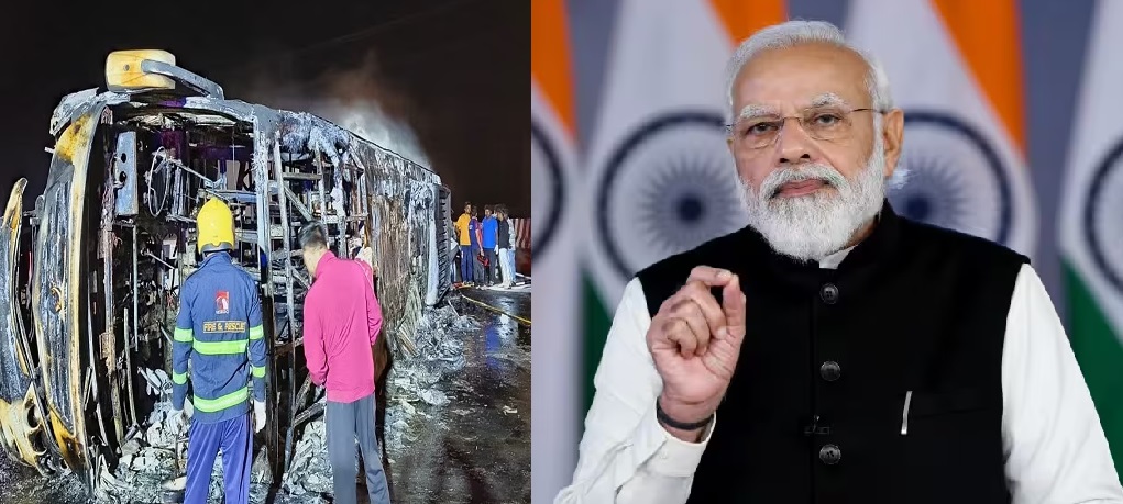 प्रधानमंत्री ने महाराष्ट्र के बुलढाणा में हुई बस दुर्घटना में लोगों की मौत पर किया शोक व्यक्त