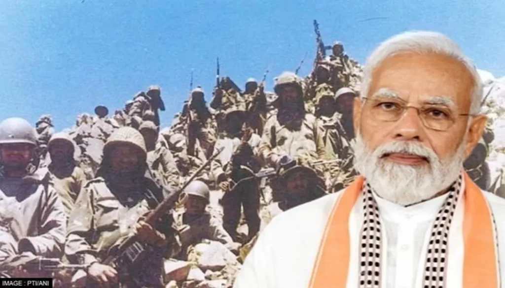 प्रधानमंत्री ने कारगिल विजय दिवस पर कारगिल युद्ध के नायकों को किया याद