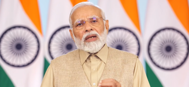 “भारत ने गैर-जीवाश्म स्थापित विद्युत क्षमता के अपने लक्ष्य को निर्धारित समय से नौ साल पहले ही प्राप्त कर लिया”: प्रधानमंत्री