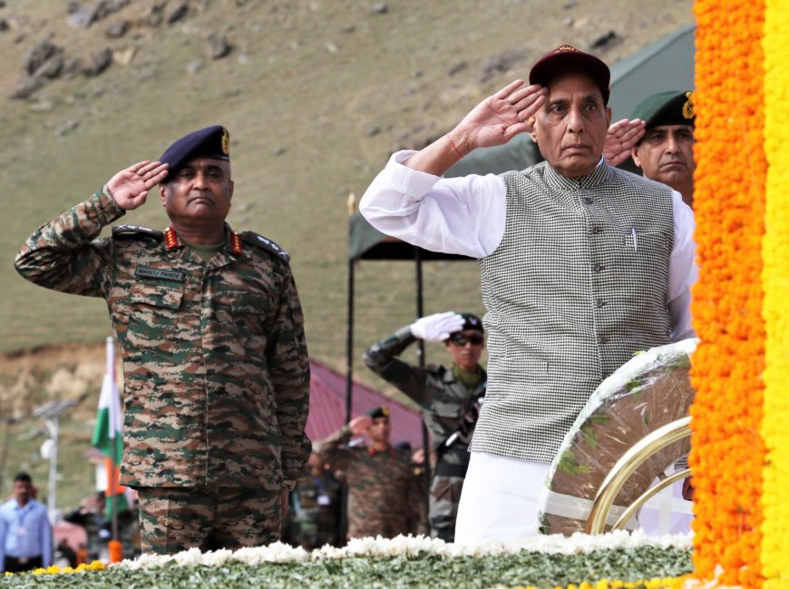 सरकार देश के सम्मान और गरिमा को बनाए रखने के लिए किसी भी हद तक जाएगी: रक्षा मंत्री राजनाथ सिंह
