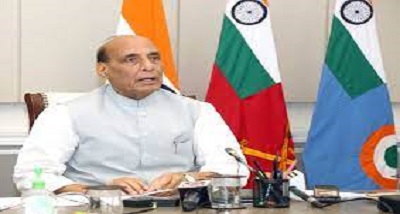 रक्षामंत्री राजनाथ सिंह आज नई दिल्ली में रक्षा मंत्रालय के दिनभर के चिंतन शिविर की अध्यक्षता करेंगे