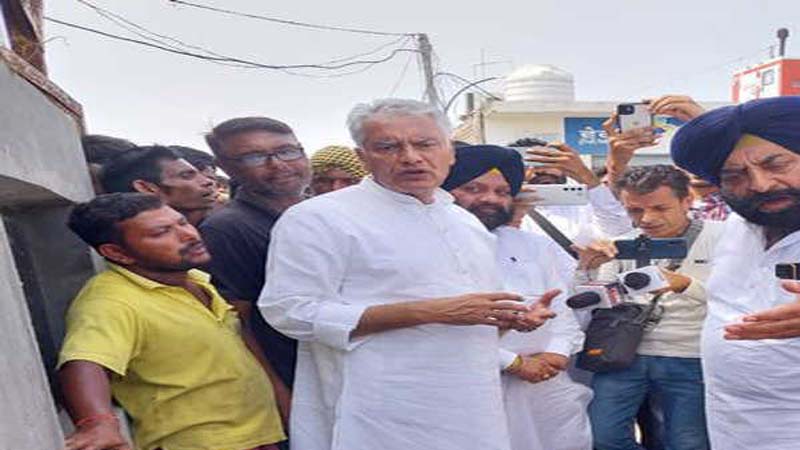 पंजाब में आई बाढ़ और इससे हुए नुकसान के लिए राज्य की आप सरकार जिम्मेवार : सुनील जाखड़