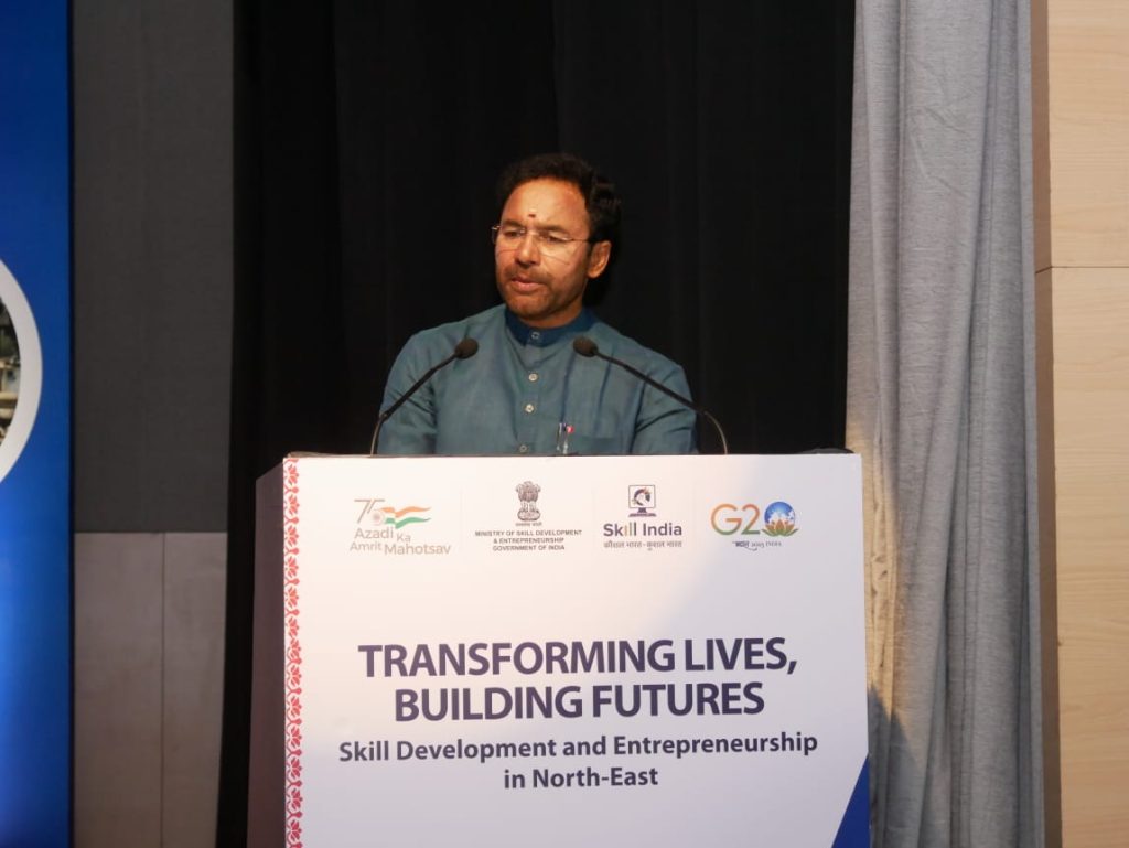 एक कुशल और प्रतिभाशाली कार्यबल पूर्वोत्तर क्षेत्र को भारत के विकास इंजन के रूप में विकसित करने में महत्वपूर्ण होगा: जी किशन रेड्डी