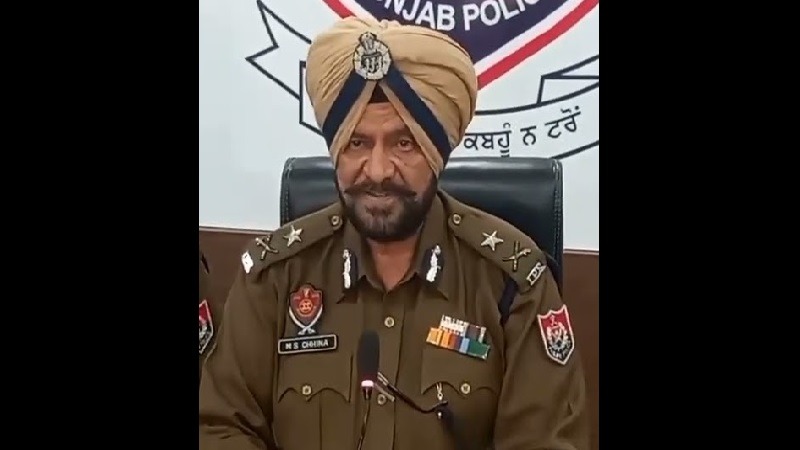पंजाब सरकार ने एमएस छीना को एडीजीपी रैंक पर किया पदोन्नत