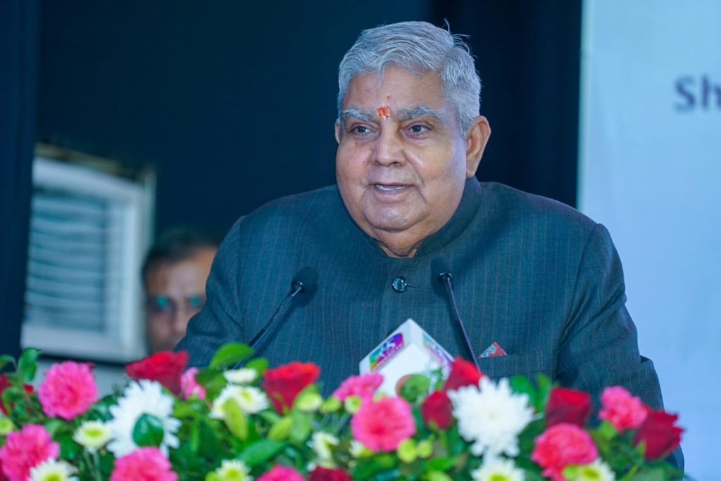 दुनिया भर में स्वास्थ्य के क्षेत्र में बेटियों का डंका बज रहा है- उपराष्ट्रपति धनखड़