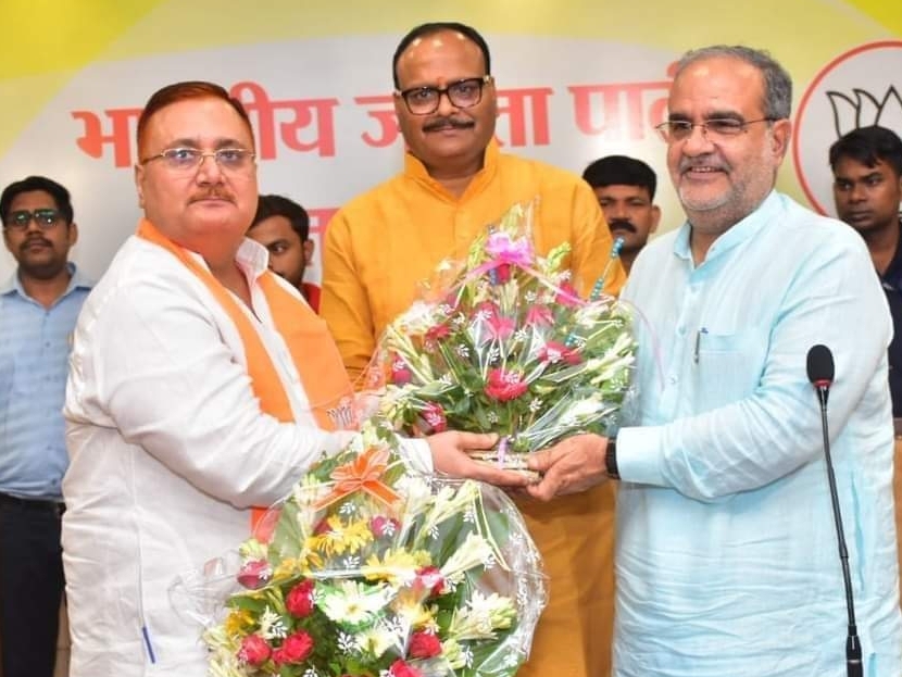 समाजवादी पार्टी के पूर्व विधायक उमेश चंद्र पांडेय भाजपा में हुए शामिल
