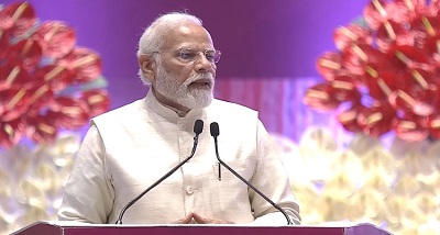 प्रधानमंत्री नरेंद्र मोदी ने आज दिल्ली के प्रगति मैदान स्थित भारत मंडपम में 9वें राष्ट्रीय हथकरघा दिवस समारोह को किया संबोधित