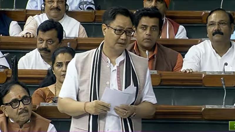 कांग्रेस की खराब नीतियों के चलते मणिपुर का आज यह हाल हुआ है:किरण रिजिजू