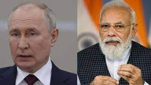 प्रधानमंत्री नरेन्द्र मोदी ने राष्ट्रपति पुतिन से टेलीफोन पर की बात