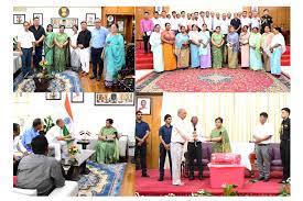 राज्यपाल अनुसुइया उइके ने मणिपुर में हिंसा प्रभावित 22 पूर्व सैनिकों के परिवारों को नकद राशि की प्रदान
