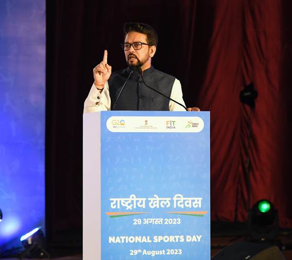 खेल के क्षेत्र से लेकर चंद्रमा पर चंद्रयान के साथ हमने अपनी पहचान बनाई है, यह नया भारत है: अनुराग सिंह ठाकुर