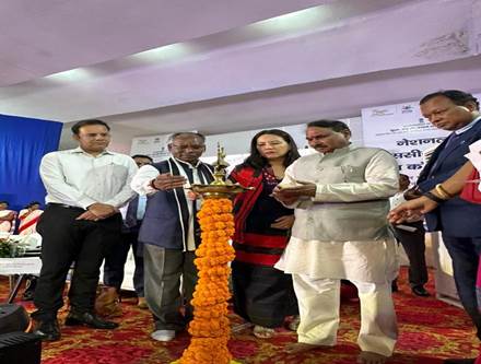 एससी-एसटी उद्यमियों के बीच जागरुकता पैदा करने के लिए भानु प्रताप सिंह वर्मा ने झारखंड के गुमला में राष्ट्रीय एससी-एसटी हब मेगा कॉन्क्लेव का किया उद्घाटन