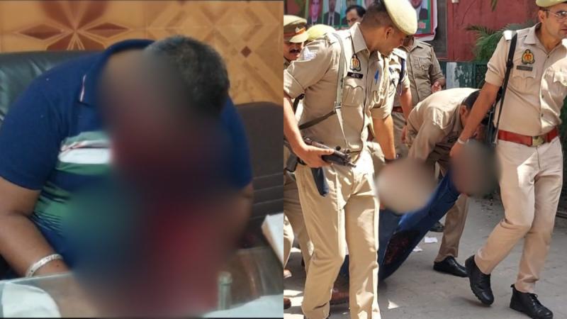 गाजियाबाद जिले में तहसील परिसर में घुसकर वकील की खाना खाते वक्त गोली मारकर हत्या