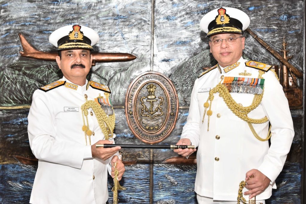 वाइस एडमिरल राजेश पेंढारकर ने ईएनसी के फ्लैग ऑफिसर कमांडिंग-इन-चीफ का संभाला पदभार