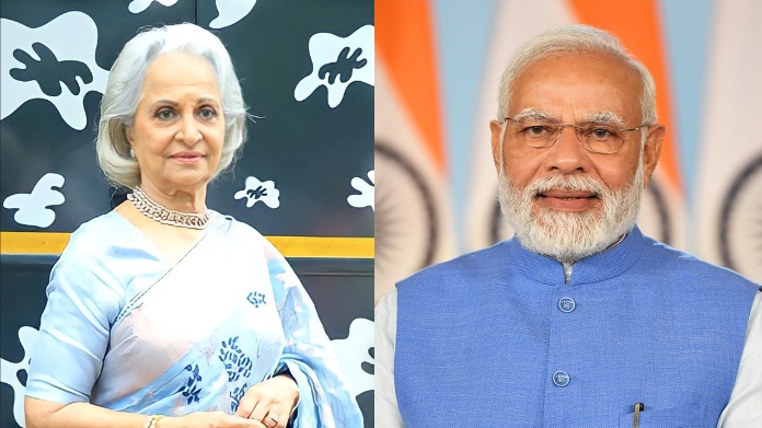 प्रधानमंत्री ने वहीदा रहमान को दादा साहब फाल्के लाइफटाइम अचीवमेंट पुरस्कार से सम्मानित होने पर दी बधाई