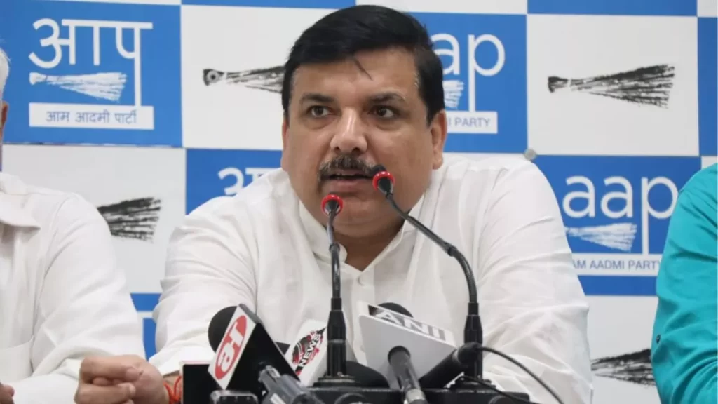 मणिपुर का मुद्दा उठाने सस्पेंड किया और माफियाओं वाली भाषा बोलने वाले बीजेपी सांसद के खिलाफ कार्रवाई नहीं हुई- आप नेता संजय सिंह