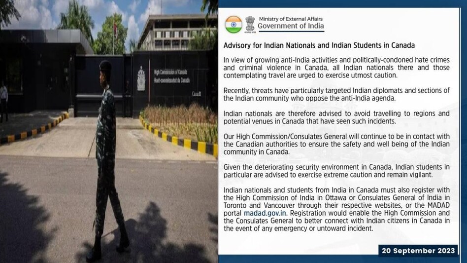 सरकार ने कनाडा में बढ़ती भारत विरोधी गतिविधियों के बीच भारतीय नागरिकों और छात्रों के लिए जारी किया एडवाइजरी नोटिस