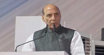 रक्षा मंत्री राजनाथ सिंह ने दस राज्यों और केंद्रशासित प्रदेशों में अनेक महत्वपूर्ण बुनियादी ढांचागत परियोजनाओं का किया उद्घाटन