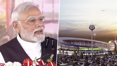 प्रधानमंत्री ने उत्तर प्रदेश के वाराणसी में अंतर्राष्ट्रीय क्रिकेट स्टेडियम की रखी आधारशिला