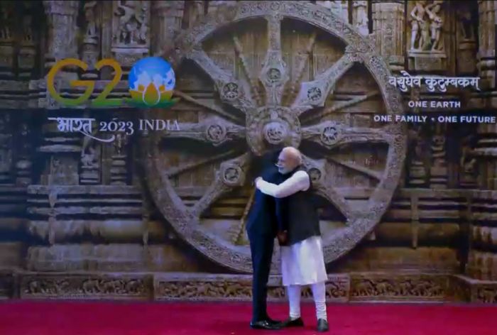 पीएम मोदी ने ऋषि सुनक को दी जादू की झप्पी, भारत मंडपम में विदेशी मेहमानों का किया जोरदार स्वागत