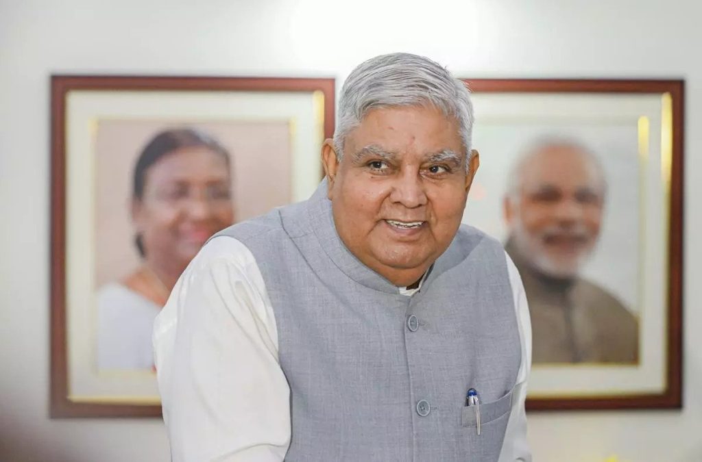 14 सितम्बर को राजस्थान का एक दिवसीय करेंगे दौरा उपराष्ट्रपति जगदीप धनखड़