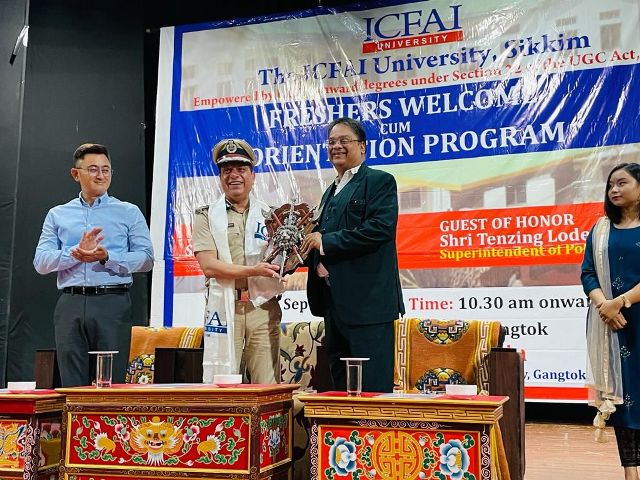 आईसीएफएआई यूनिवर्सिटी सिक्किम में हार्दिक स्वागत एवं अभियांत्रिकी कार्यक्रम का आयोजन