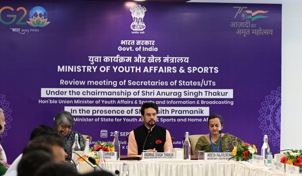 हमारा सामूहिक लक्ष्य देश में युवा भागीदारी और खेलों के भविष्य को आकार देना है: अनुराग सिंह ठाकुर