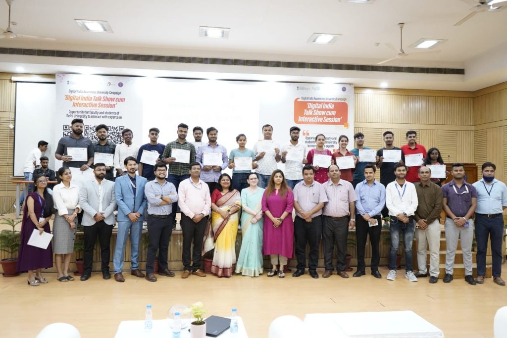 दिल्ली विश्वविद्यालय में डिजिटल इंडिया टॉक शो सह इंटरएक्टिव सत्र किया गया आयोजित