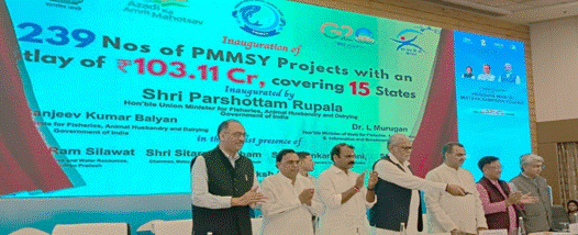 मत्स्य पालन विभाग ने इंदौर में प्रधानमंत्री मत्स्य सम्पदा योजना की तीसरी वर्षगांठ पर कार्यक्रम किया आयोजित
